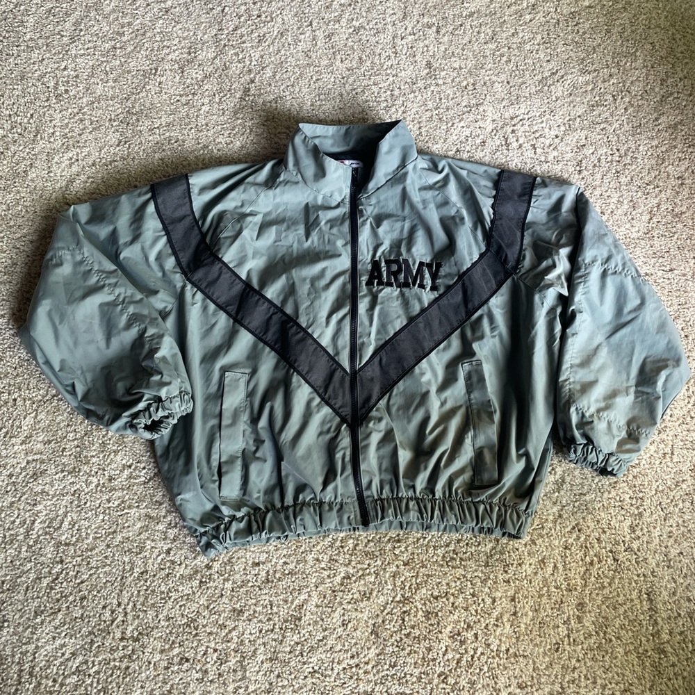 Army Green and Black Jacket
